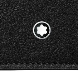 Portatarjetas Meisterstück Selection Soft con 6 ranuras en negro, 130049.