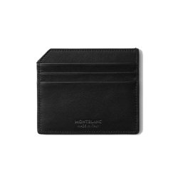 Portatarjetas Meisterstück Selection Soft con 6 ranuras en negro, 130049.