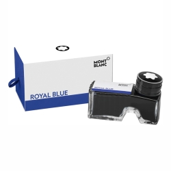 Tintero Montblanc Royal Blue, tinta azul real, 128185.