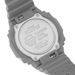 Reloj G-Shock en gris oscuro y esfera luminiscente blanca, GA-2100HD-8AER.