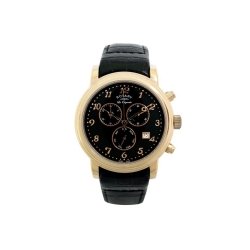 Reloj Rotary de hombre "Les Originels" dorado con correa piel GS90022/19