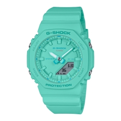 Reloj G-Shock analógico-digital sostenible en azul turquesa, GMA-P2100-2AER.