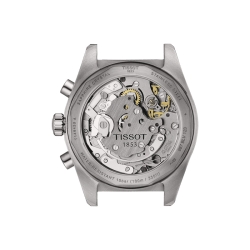 Reloj Tissot PR516 Mechanical Chronograph con esfera negra, T1494592105100.