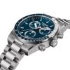 Reloj Tissot PR516 Chronograph en acero y esfera azul, T1494171104100.