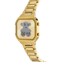 Reloj Tous Mujer D-Bear digital de mujer dorado, 3000134300.