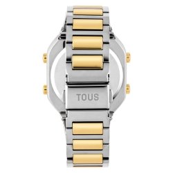 Reloj Tous Mujer D-Bear digital de mujer bicolor dorado, 3000134600.