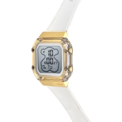 Reloj Tous Mujer D-Bear Fresh policarbonato transparente y dorado, 3000131200.