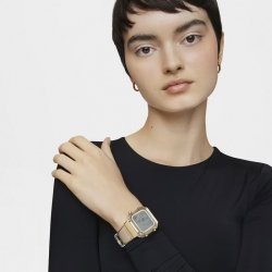Reloj Tous Mujer D-Bear Fresh policarbonato transparente y dorado, 3000131200.