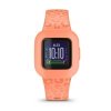 Reloj Garmin vívofit® jr. 3 estampado leopardo en melocotón, 010-02441-04.