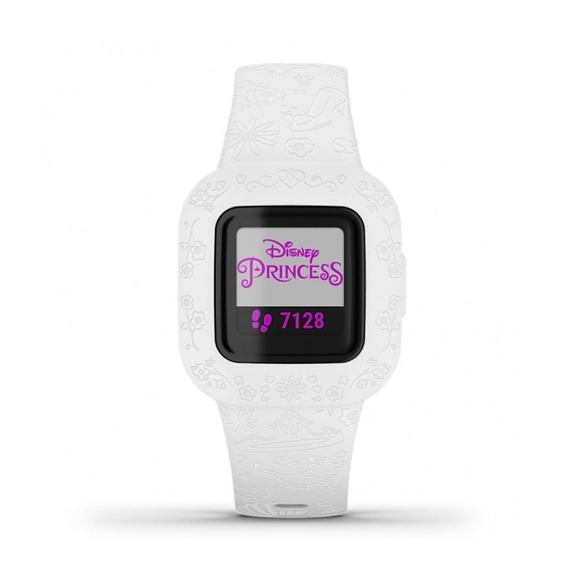 Reloj Garmin vívofit® jr. 3 Princesas Disney en blanco, 010-02441-12.