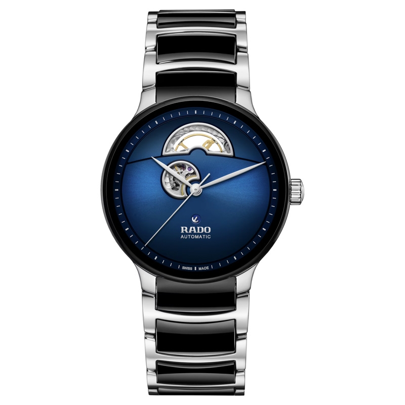 Reloj Rado Centrix automatico Open Heart y esfera azul R30012202