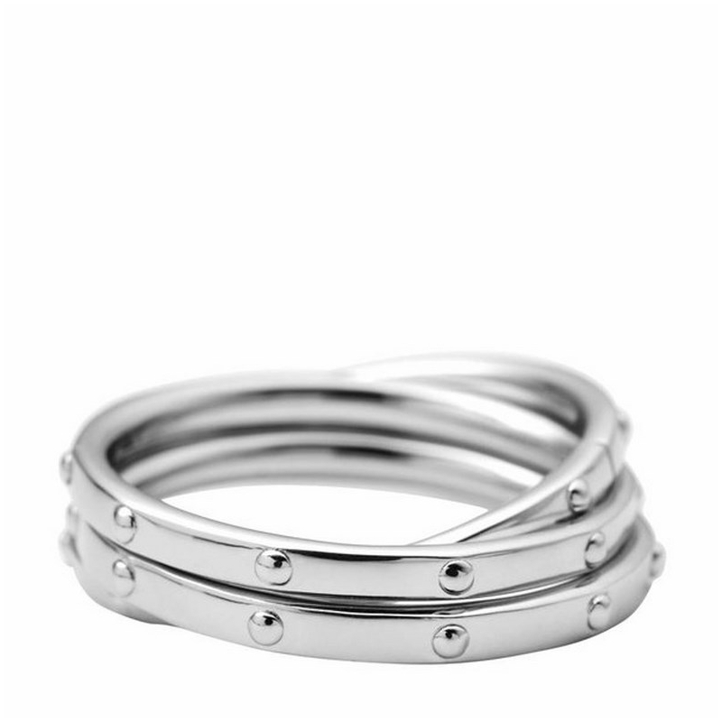 Anillo DKNY con tres aros, de mujer, en acero NJ17130405