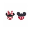 Pendientes de plata Disney de Minnie y Mickey esmaltados, ES00007SL.CS.