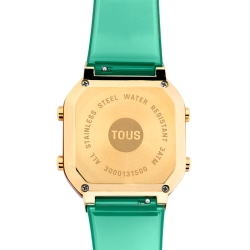 Reloj Tous D-Bear Fresh de mujer digital en acero dorado, 3000133000.