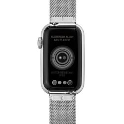 Reloj inteligente Tous T-Band Mesh en aluminio y correa milanesa, 3000132500.