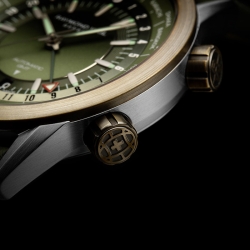 Reloj Raymond Weil Freelancer GMT Worldtimer en verde y bronce 2765-SBC-52001.