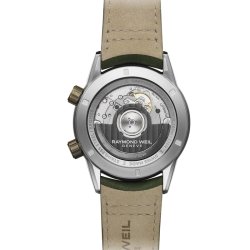 Reloj Raymond Weil Freelancer GMT Worldtimer en verde y bronce 2765-SBC-52001.