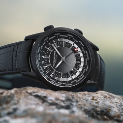 Reloj Raymond Weil Freelancer GMT Worldtimer en negro 2765-BKC-20001.