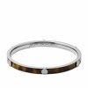 Pulsera DKNY en forma de aro en acero y carey sintético NJ1888040