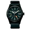 Reloj Seiko 5 Sports Field automático con GMT en negro y correa NATO, SSK025K1.