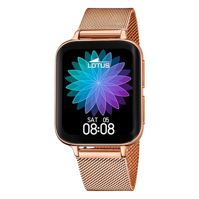 Reloj Lotus Smartime unisex rosado con caja cuadrada, 50033/1.