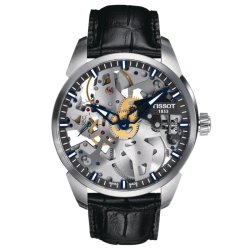 Reloj Tissot de cuerda tipo skeleton T-Complication de hombre T0704051641100.