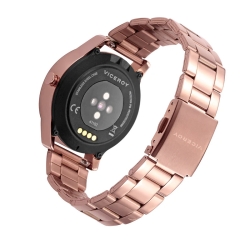 Reloj intiligente Viceroy SmartPro rosado con circonitas y correa extra, 41102-79.