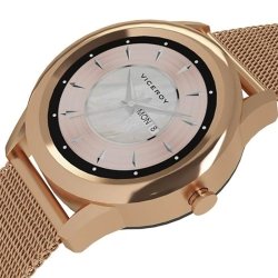 Reloj inteligente Viceroy SmartPro de mujer rosado y doble correa, 41102-70.