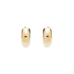 Pendientes de medio aro dorados Kevda de Luxenter, SGEW422.