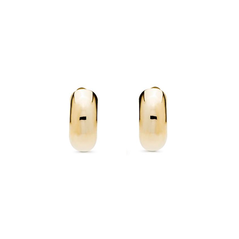 Pendientes de medio aro dorados Kevda de Luxenter, SGEW422.