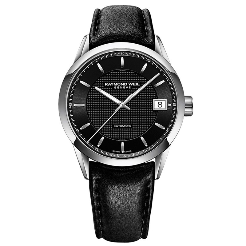 Reloj Raymond Weil Freelancer automático de hombre correa de piel negra 2740-STC-20021.