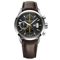 Reloj Raymond Weil Freelancer automático de hombre con correa de piel marrón 7730-STC-20021.