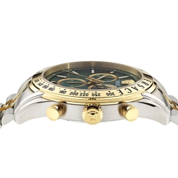 Reloj Versace Chrono Master de hombres bicolor y esfera verde, VE8R00524.