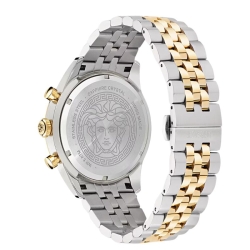 Reloj Versace Chrono Master de hombres bicolor y esfera verde, VE8R00524.