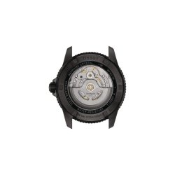 Reloj Tissot Seastar 1000 Powermatic 80 en negro y esfera azul, T1208073704100.