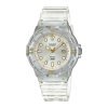 Reloj Casio Timeless Pop Transparent de mujer en blanco, LRW-200HS-7EVEF.