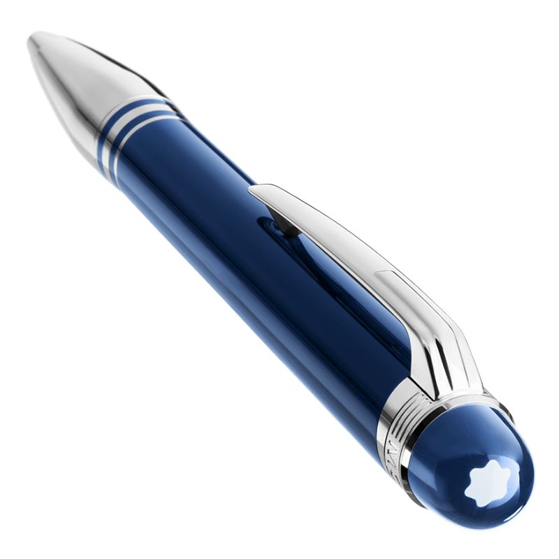 Bolígrafo Montblanc StarWalker Blue Planet Doué en resina azul y metal,132437.