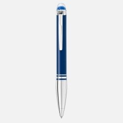 Bolígrafo Montblanc StarWalker Blue Planet Doué en resina azul y metal,132437.