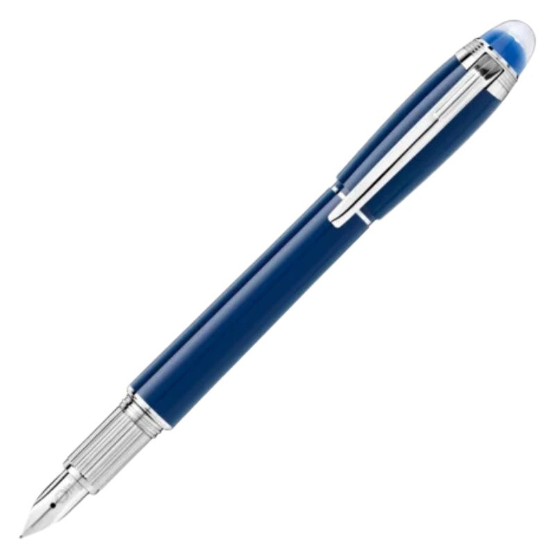 Pluma Montblanc Starwalker Blue Planet en azul y plumín F, 132438.