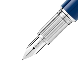 Pluma Montblanc StarWalker Blue Planet Doué plumín F, 132436.