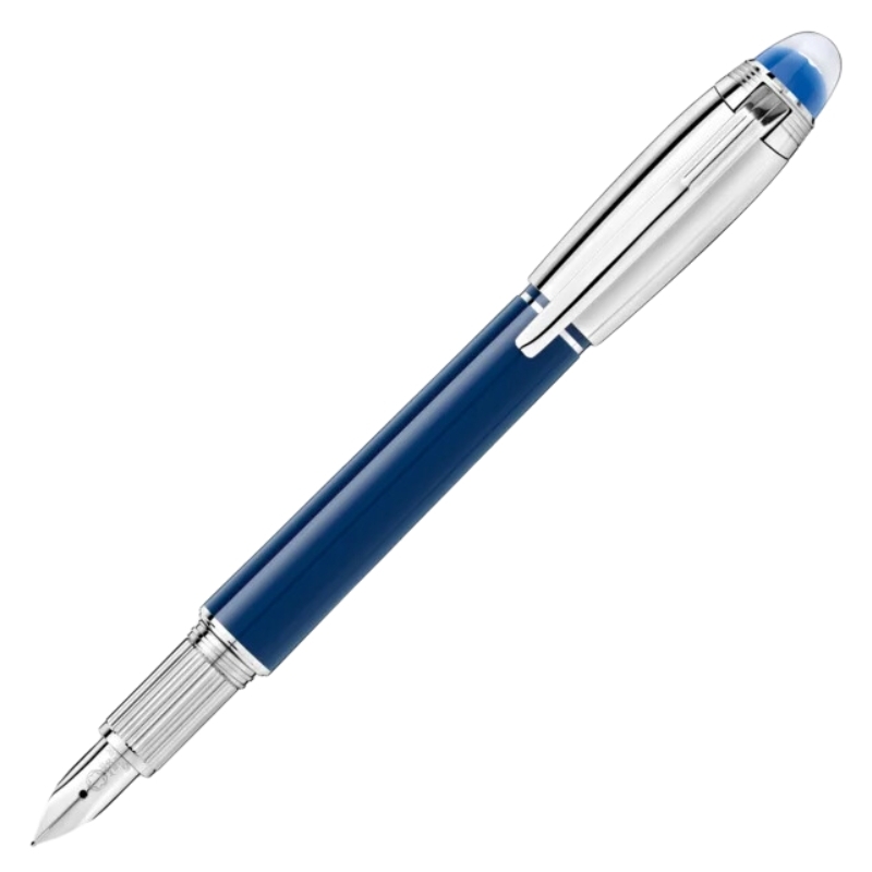 Pluma Montblanc StarWalker Blue Planet Doué plumín F, 132436.