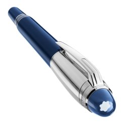 Fineliner Montblanc StarWalker Blue Planet Doué plateada y azul, 132435.