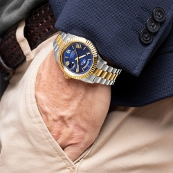 Reloj Lotus Freedom de hombre bicolor con esfera azul, 18855/2.