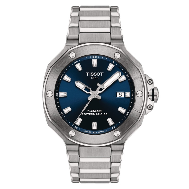 Reloj Tissot T-Race Powermatic 80 en acero y esfera azul, T1418071104100 Reloj Tissot T-Race Powermatic 80 en acero y esfera azul, T1418071104100