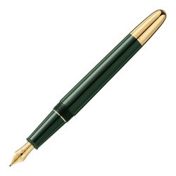 Pluma Montblanc Meisterstück Classique The Origin Green plumín F, 131341.