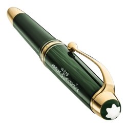 Pluma Montblanc Meisterstück Classique The Origin Green plumín F, 131341.