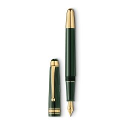 Pluma Montblanc Meisterstück Classique The Origin Green plumín F, 131341.