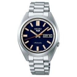 Reloj Seiko 5 Sport SNXS Style en acero y esfera azul, SRPK87K1.