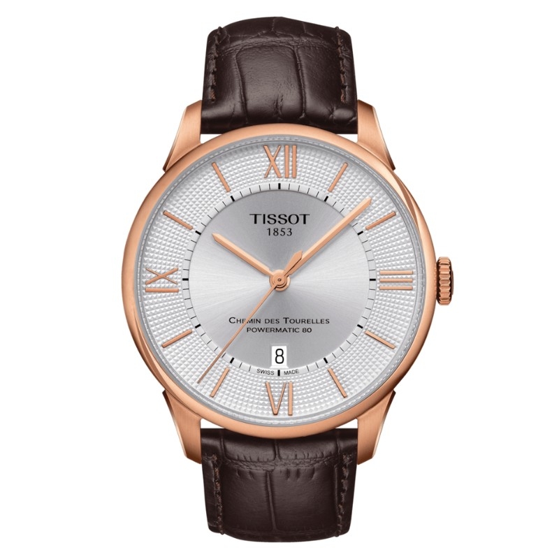 Reloj Tissot Chemin de Tourelles automático de hombre, con caja dorada y correa piel T0994073603800. Reloj Tissot Chemin de Tourelles automático de hombre, con caja dorada y correa piel T0994073603800.