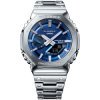 Reloj G-Shock Solar en acero con esfera azul, GM-B2100AD-2AER.